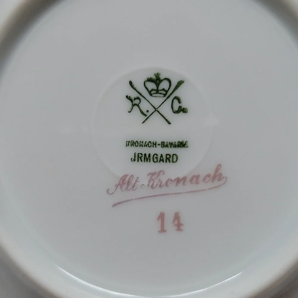 Vintage Kronach Bavaria Porcelain Trinket Dish